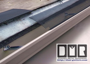 Gutter work with Mitered corners