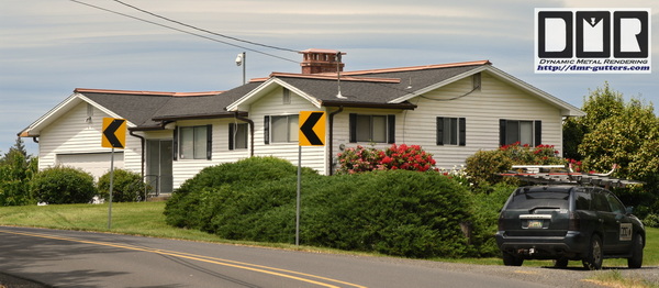 Adams aluminum gutter job