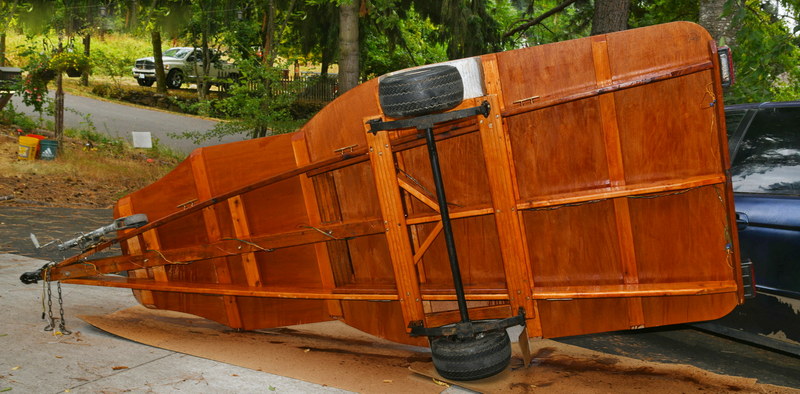 Cedar Flatbed Trailer